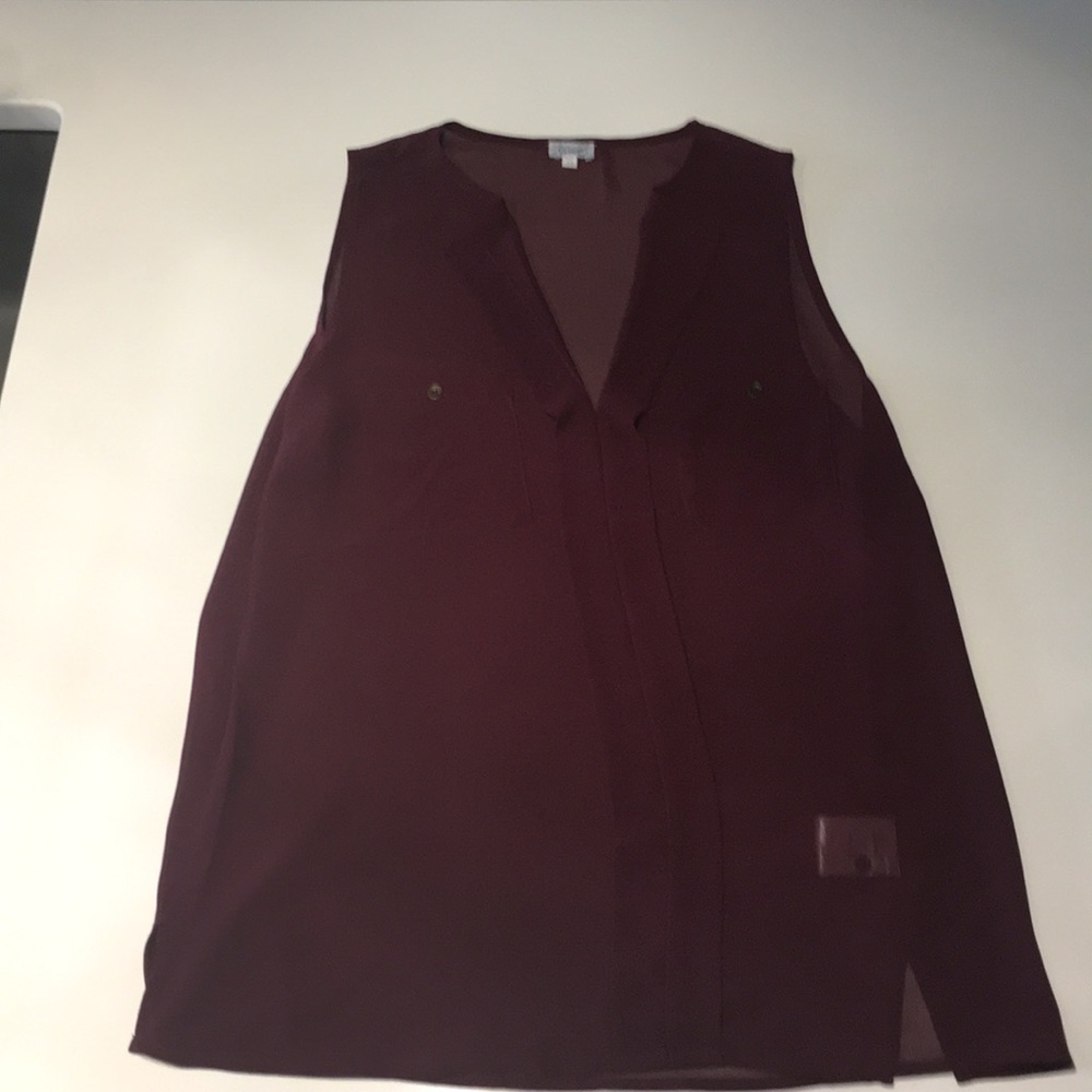 Small Maroon Tank